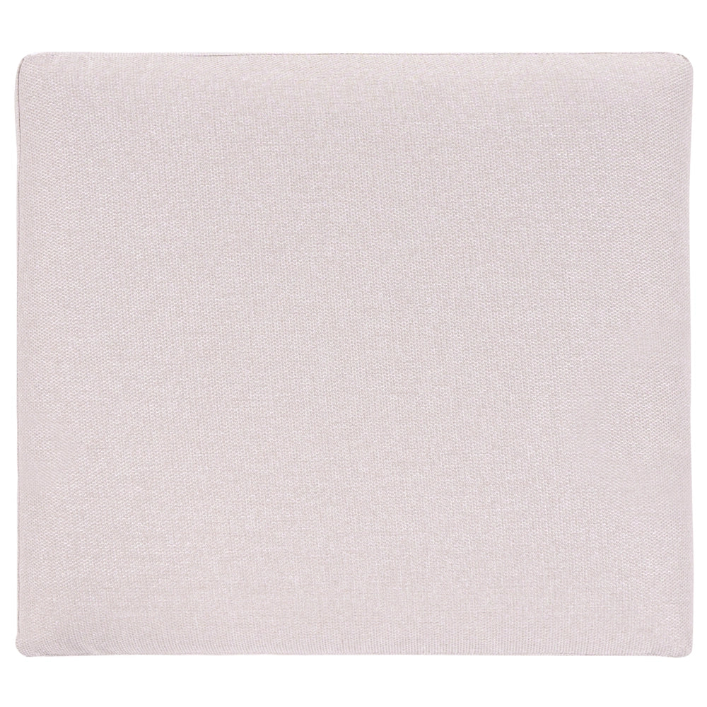 Divano da giardino a 2 posti in legno di acacia chiaro con cuscini imbottiti beige chiaro, struttura a doghe, per terrazza, stile moderno