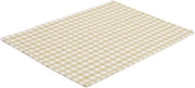 Tavola da tovaglia 4 pezzi beige / bianco a quadri (colore e disegno a scelta) 33 x 45 cm - placemats di alta qualità realizzati con 100% cotone in stile country scandinavo.