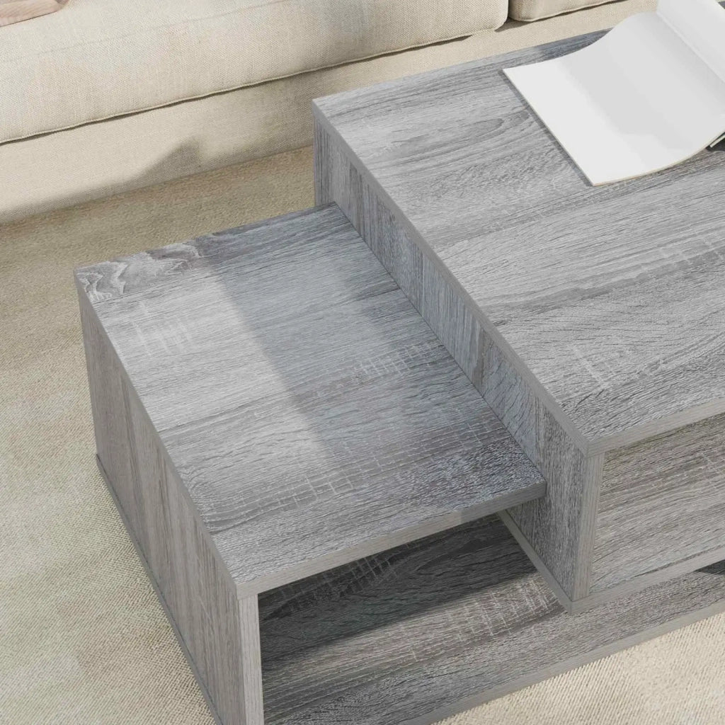 Tavolino da salotto Grigio Sonoma 105 x 50 x 32,5 cm 8000209