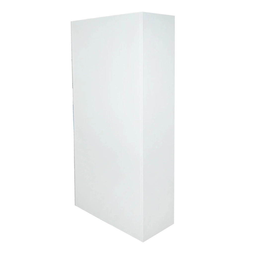 Armadio metallico con 2 ante scorrevoli sicure e 4 ripiani 1900x900x400mm.