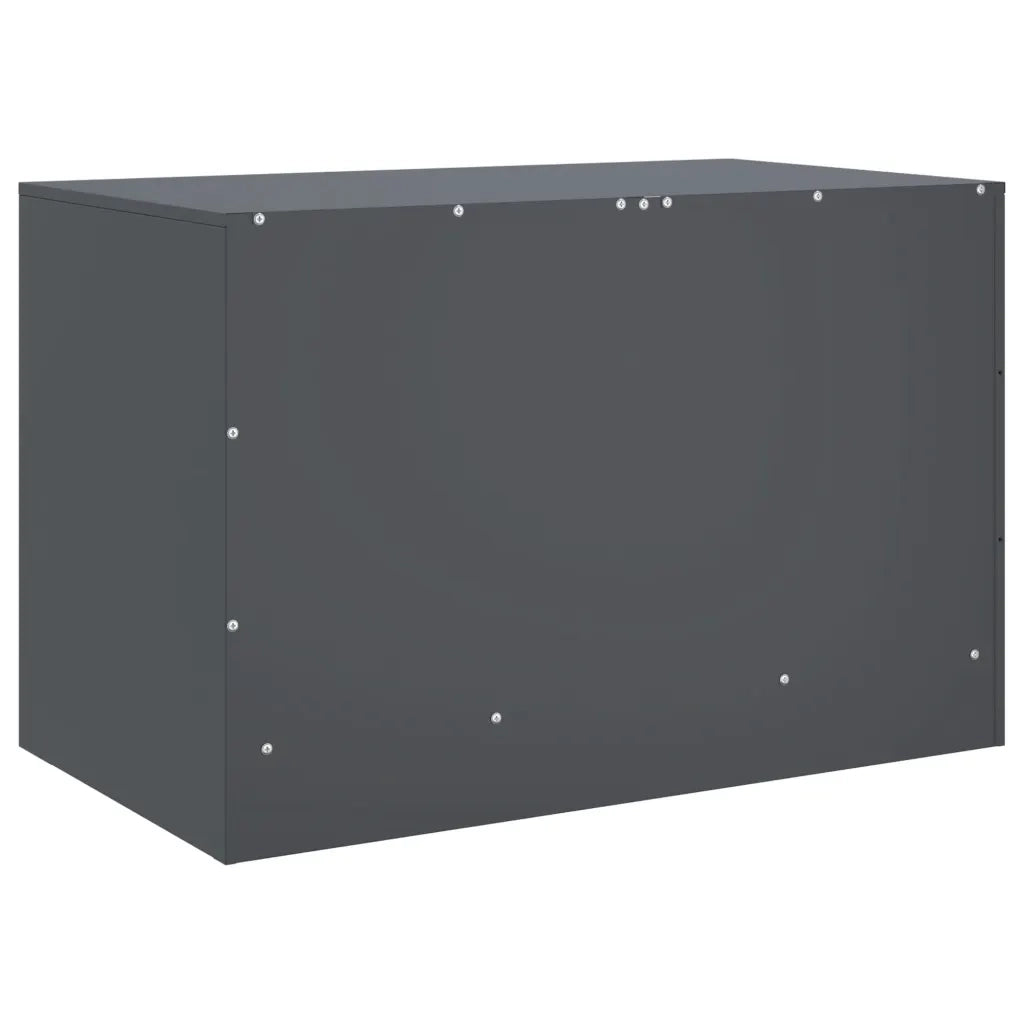 Mobile TV | Armadietto TV | Mobile Porta TV Antracite 67x39x44 cm in Acciaio