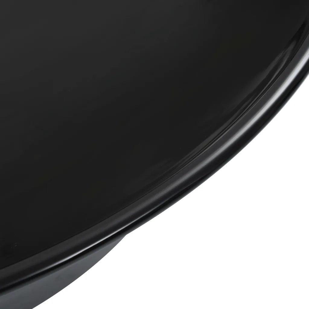Lavandino 41x12,5 cm in Ceramica Nero CFW4628163