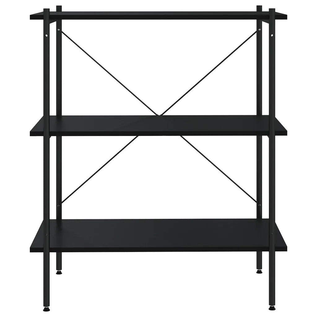 Scaffale con 3 Mensole Nero 80x40x92 cm CFW7799068