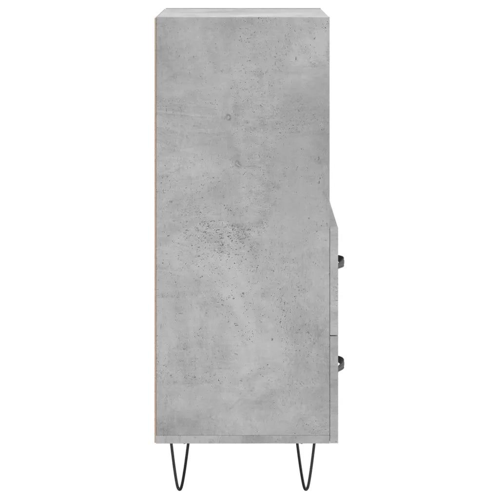 Credenza-Buffet-Armadio da cucina Grigio Cemento 34,5x34x90 cm in Legno Multistrato 358095