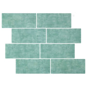 Piastrella subway 10 pcs Grigio Verde 29 x 21 cm
