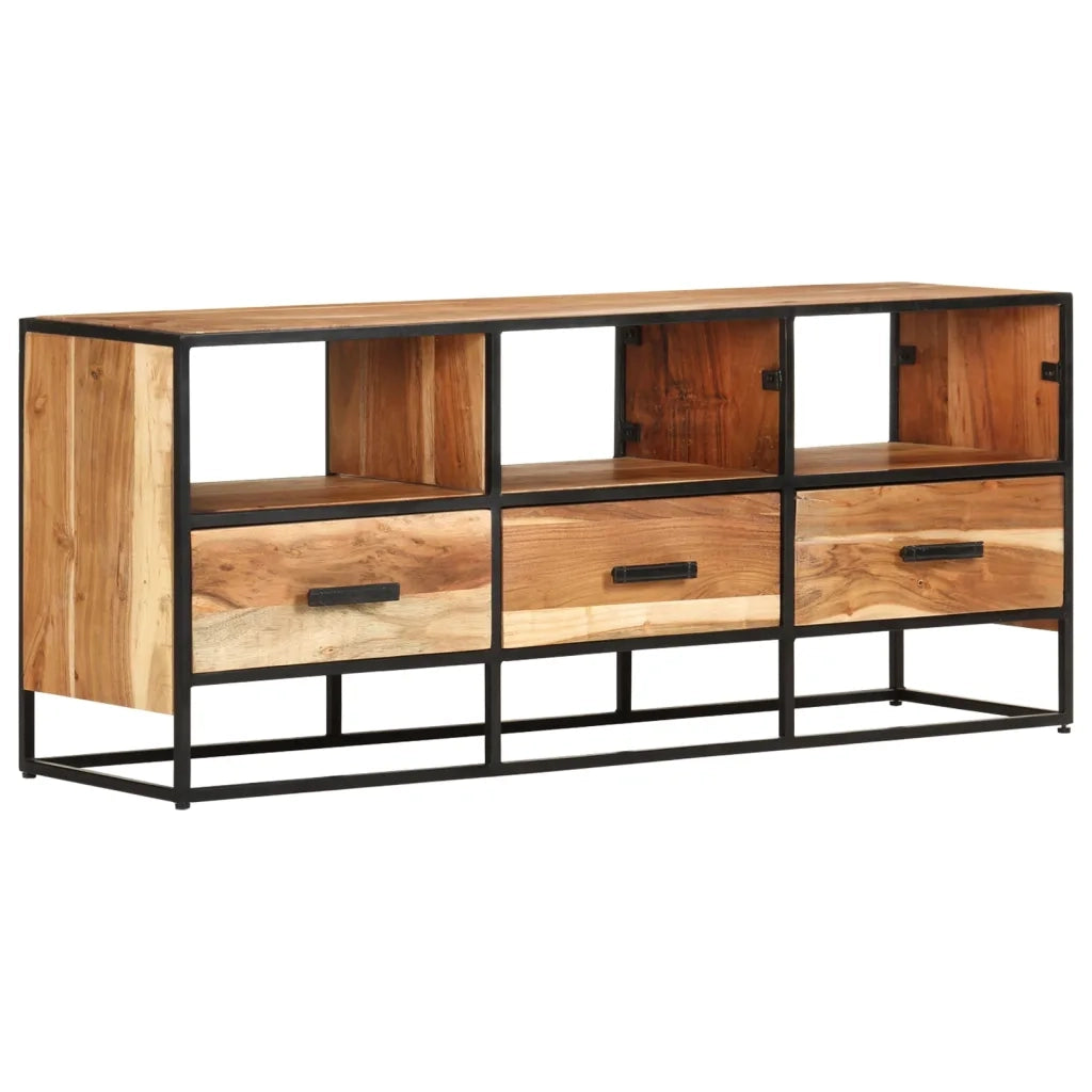 Mobile TV | Armadietto TV | Mobile Porta TV 110x30x45 cm in Legno Massello di Acacia