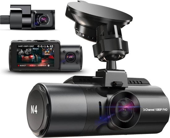 Dashcam per Auto - 4K - GPS - Visione Notturna a Infrarossi