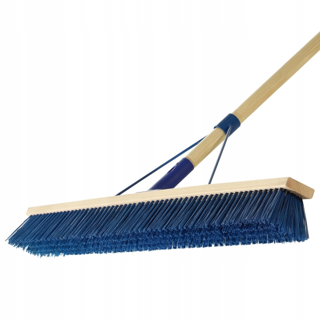Scopa universale KADAX per strade e giardino, 100 cm, con manico.