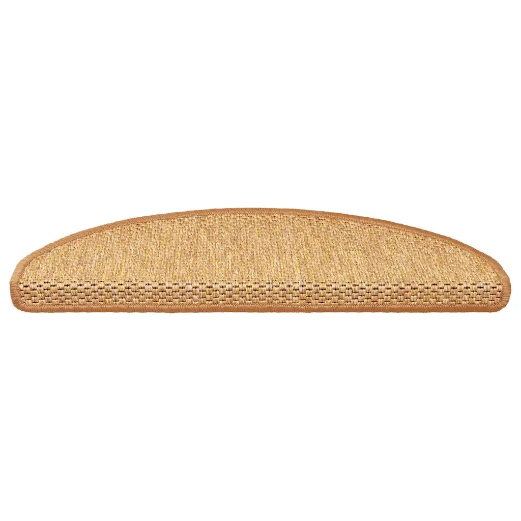 Tappeti Autoadesivi Scale Aspetto Sisal 30 pz 65x21x4 cm Sisal 3365877