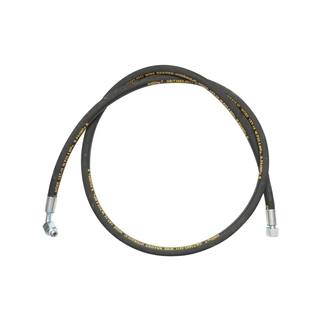 Tubo flessibile di pressione DN10 crimpato con raccordi 2000mm M20x1,5 90 gradi, M20x1,5 Breckner Germany