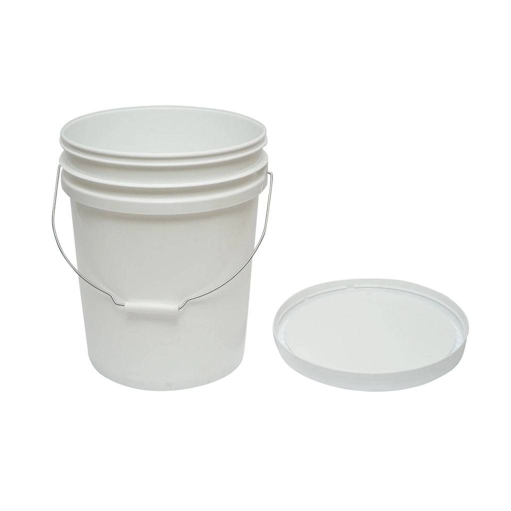 Secchio rotondo in plastica 20L con coperchio per miele di api