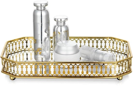 Tavolo di lavoro rettangolare - Tavolo di lavoro decorativo - Tavolo di lavoro con base antiscivolo - Tavolo di lavoro per gioielli - Dimensioni 29x18cm