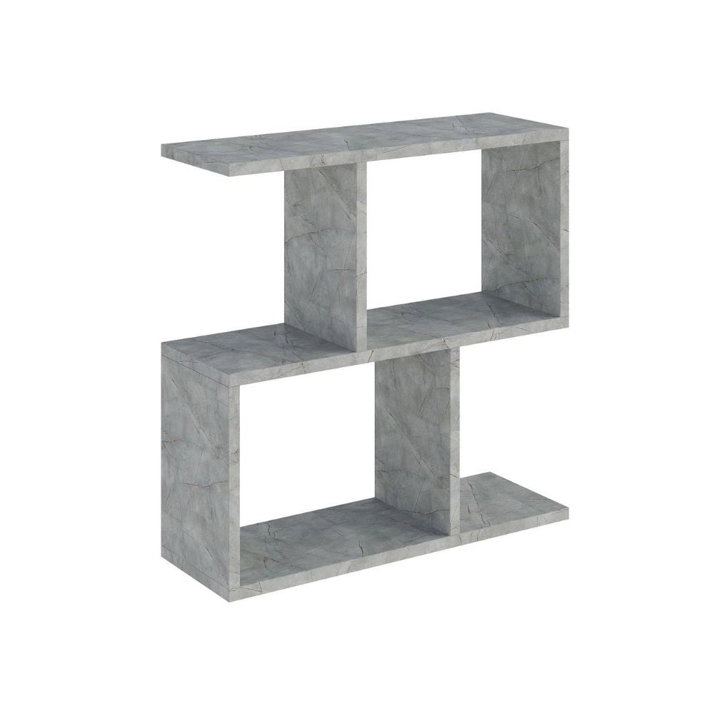 Tavolino da salotto Homemania in colore lagina effetto marmo grigio
