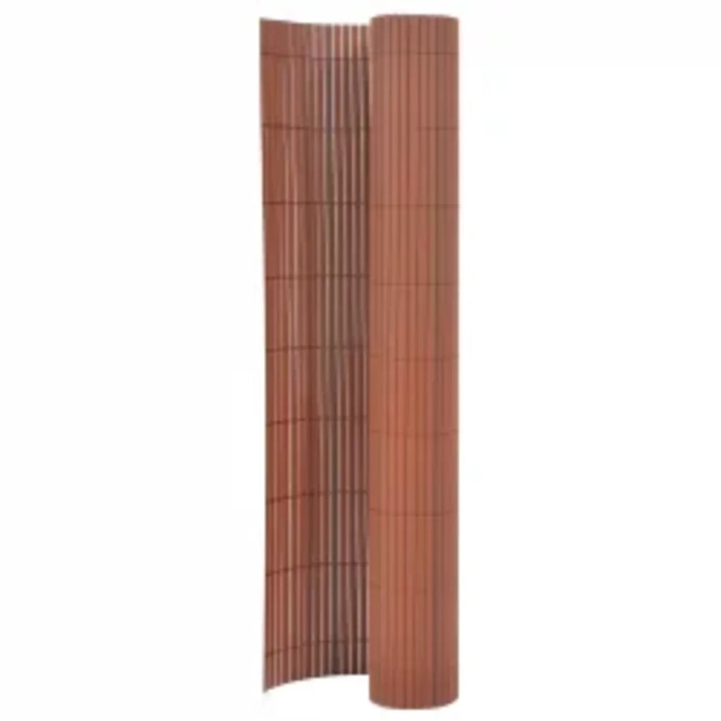 Recinzione da Giardino a Doppio Lato 110x300 cm Marrone cod mxl 10434
