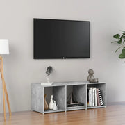 Mobile Porta TV Grigio Cemento 107x35x37 cm in Truciolato cod mxl 16669
