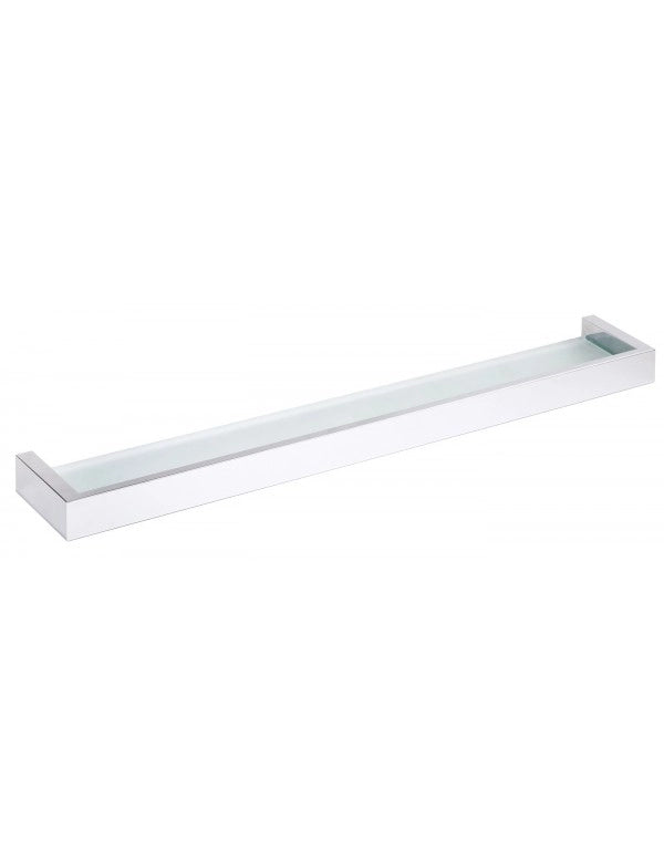Mensola doccia a parete GAMMA in ottone cromato 60 x10 x3,6 cm