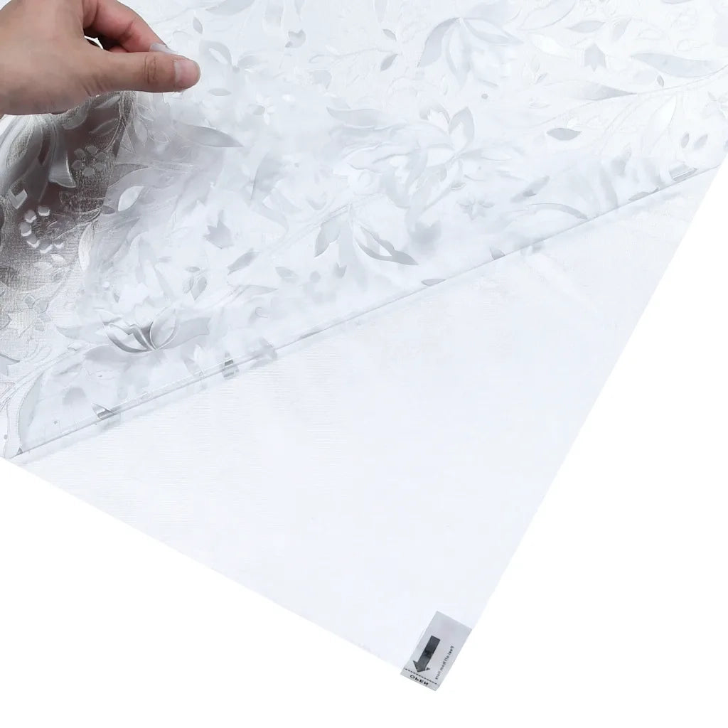 Pellicola per Finestra Smerigliata Motivo Fiore 90x500 cm PVC 155849