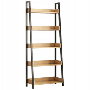 Scaffale a scala per libri da ufficio soggiorno loft