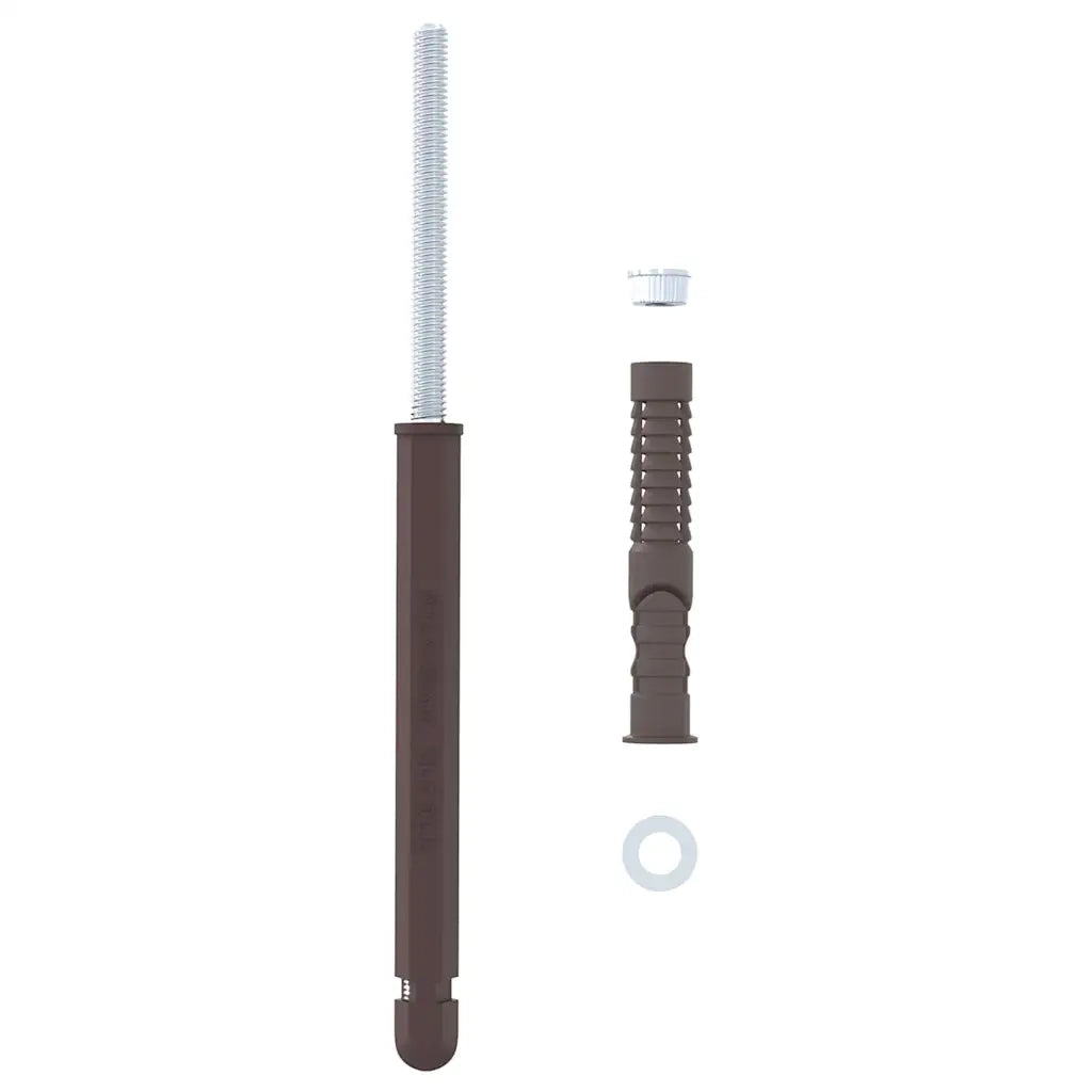 Supporti per Mensole Flottanti 12 pz Beige ?12 x 190 mm CFW8471212