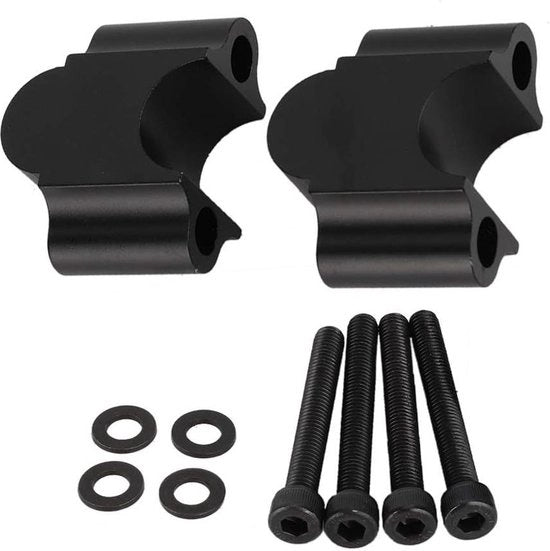 Altezza di sterzo universale per motori 22 mm con attacco in alluminio.