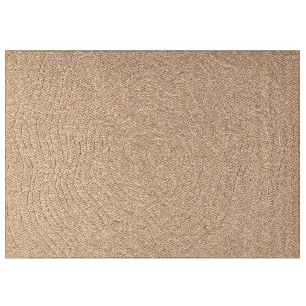 Tappeti per area Moiré AGIRA Naturale 280 x 200 cm Poliestere