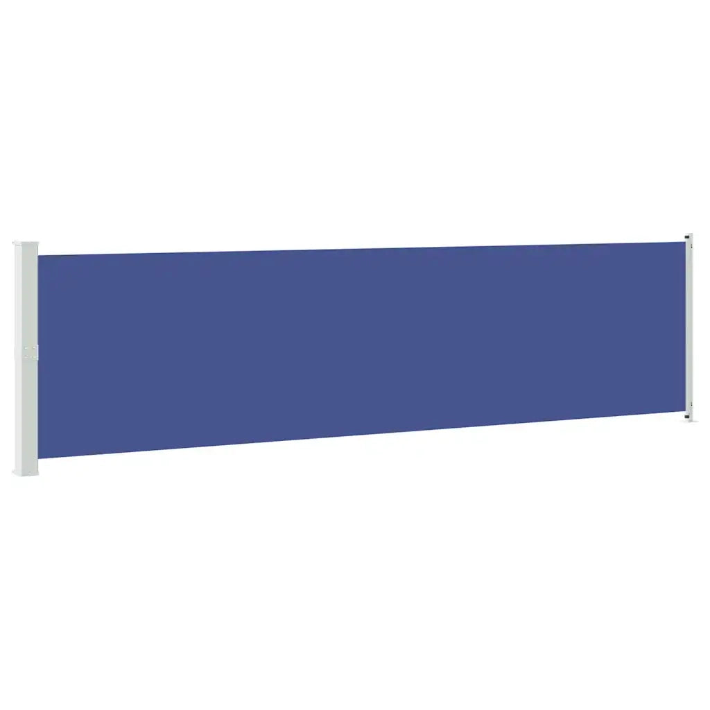 Tenda Laterale Retrattile per Patio 600x160 cm Blu 313377