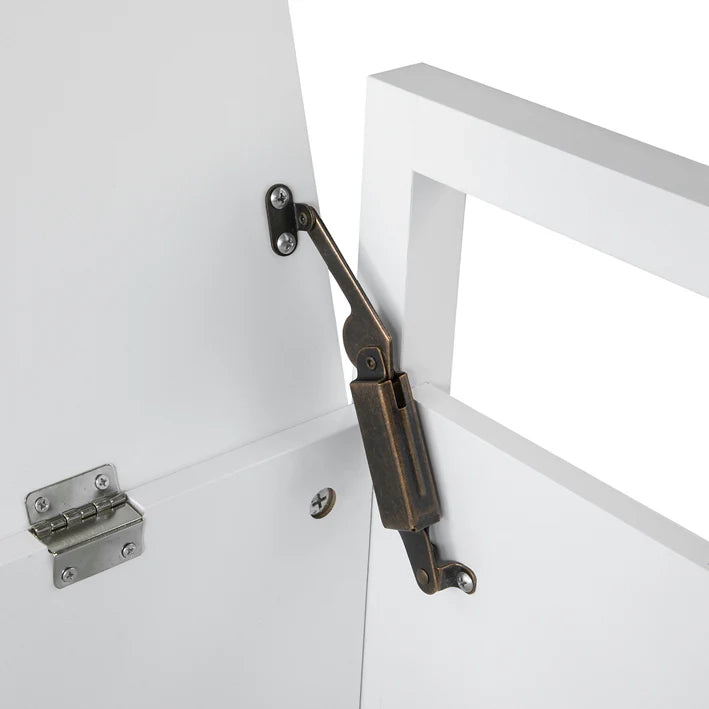 Panca Contenitore Ingresso con Cuscino e braccioliL86*P38*A41 cm. FSR76-W