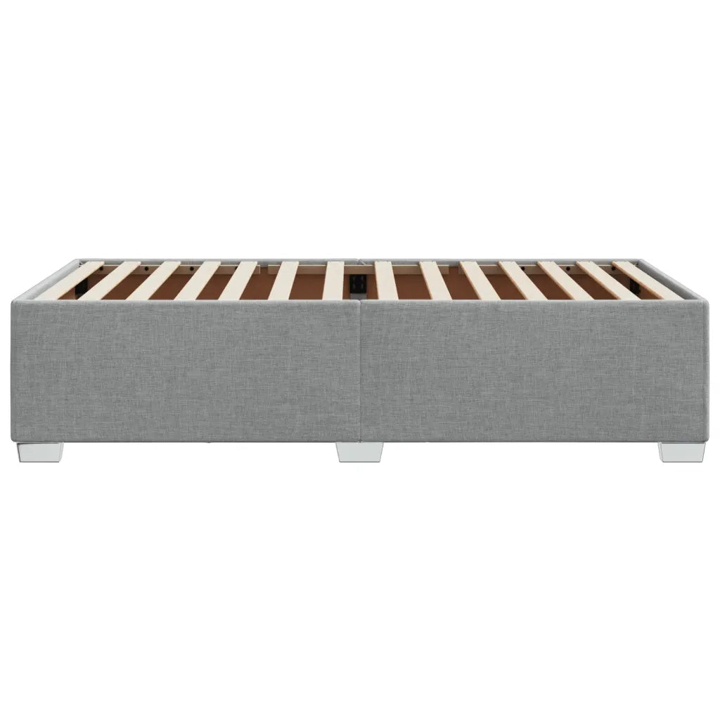 Giroletto senza Materasso Grigio Chiaro 90x200 cm Tessuto 3284443