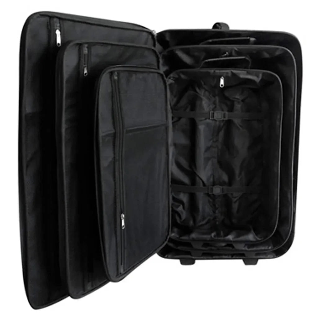 Set da Viaggio Trolley e Borse 5 pz Nero CFW5532576