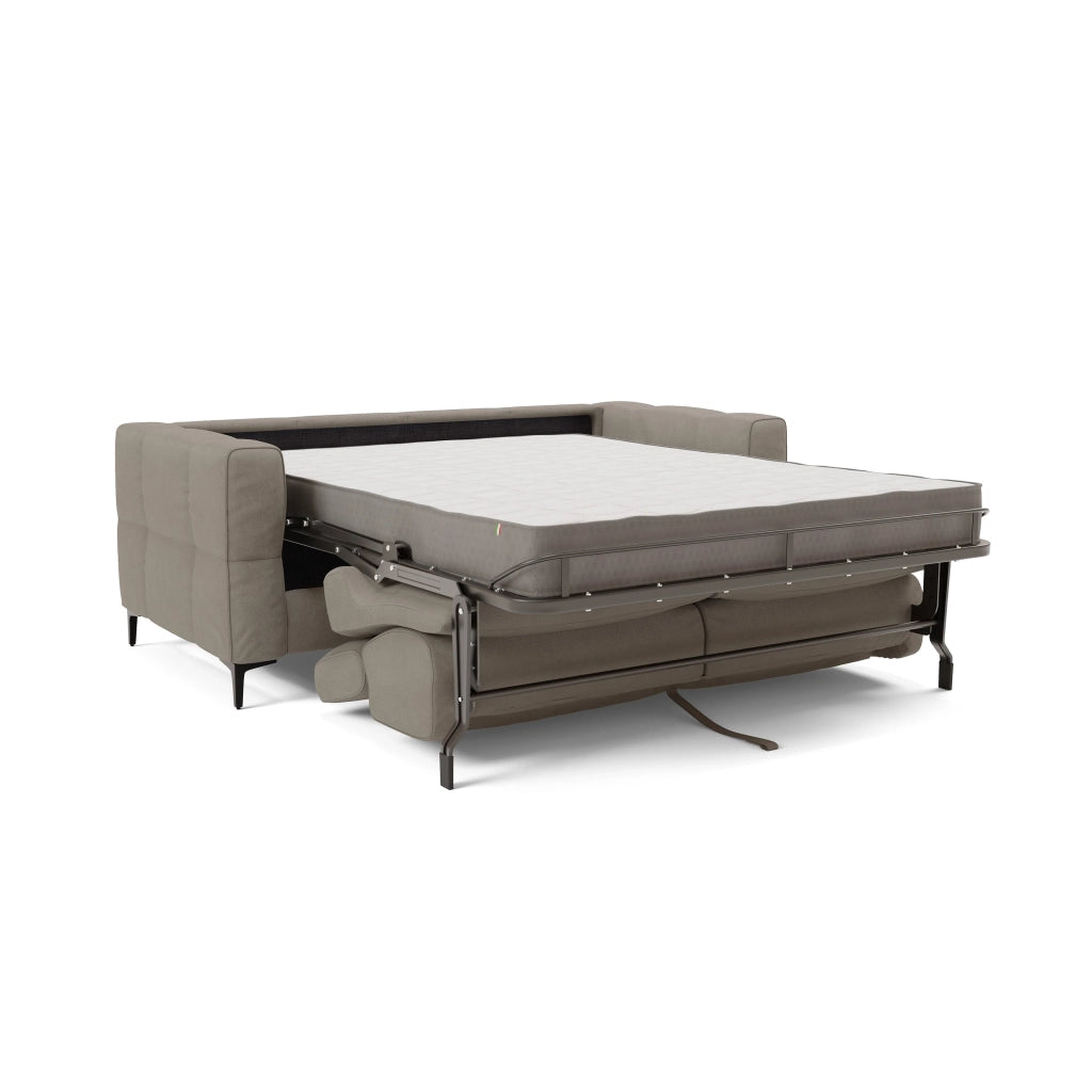 Gardenia Divano letto materasso alto 18 cm con poggiatesta reclinabili e rivestimento impermeabile T02 198 cm (mat. 140x197) beige