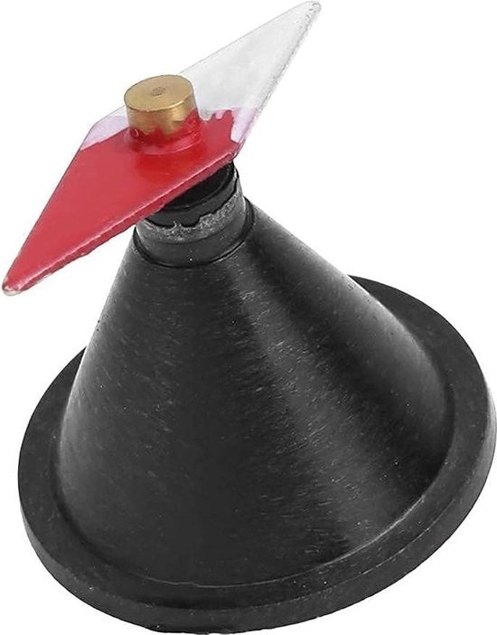 Compassino magnetico a forma di rombo con ago standard, strumento di fisica per esperimenti, alta qualità.