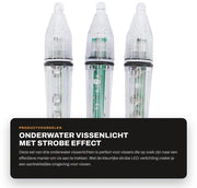 Set di Luci da Sub per Pesca con Effetto Stroboscopico, 3 pezzi