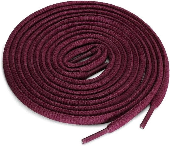 Accessori sportivi per scarpe ovale a forma semicircolare in rosso carminio, 150 cm