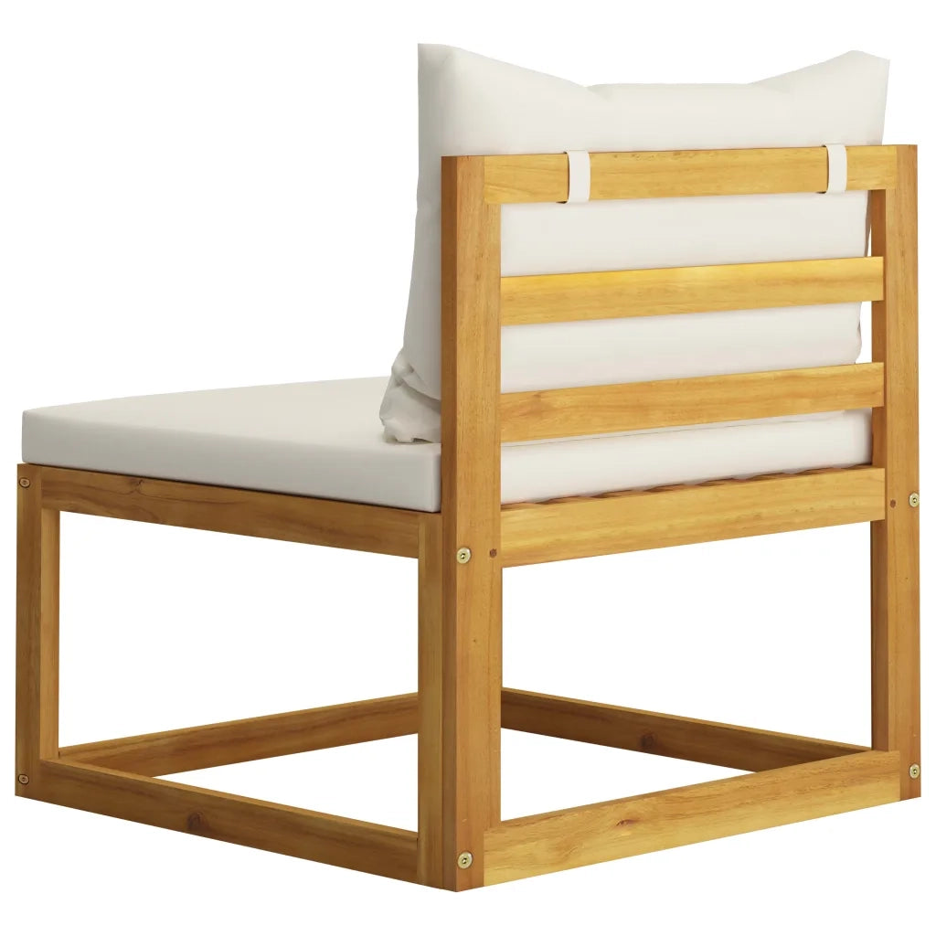 Set Divani Giardino 6 pz con Cuscini Legno Massello di Acacia  cod mxl 35388