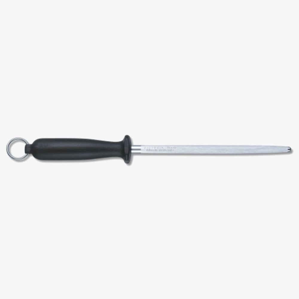 Trade Shop - Affila Coltelli Manuale Affilacoltelli In Acciaio Inox Manico Ergonomico Arrota -