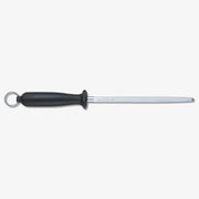 Trade Shop - Affila Coltelli Manuale Affilacoltelli In Acciaio Inox Manico Ergonomico Arrota -