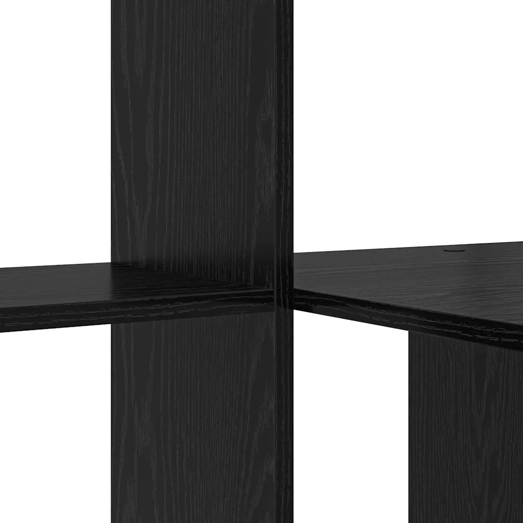 Scrivania Rovere Nero Legno ingegnerizzato 869299