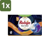 1 x Wasmiddel 3-in-1 in Tela di Velluto Nero - Capsule per Lavaggio - 15 Dosi - Detersivo Nero - Lavaggio Intenso - Detersivo 3-in-1 - Additivo per Lavaggio - Detersivo con Profumo