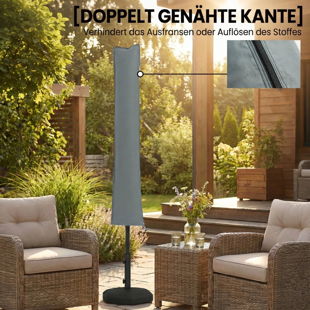 Copertura per Ombrellone ¨C zephmum ¨C Grigio Oxford Polyester 178 cm