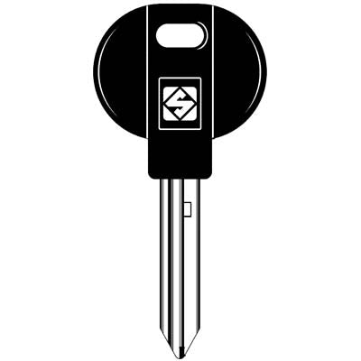 CHIAVE AUTO CITROEN SX10BP SILCA  ACCIAIO NICHELATO