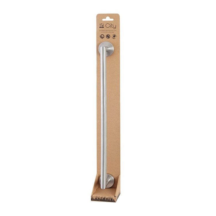 Porta asciugamani da parete 50 cm in acciaio inox satinato Linea City Feridras