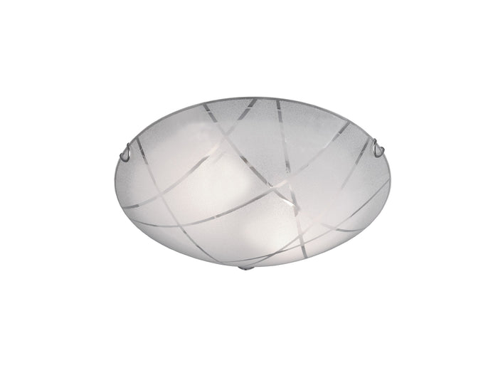 Plafoniera da Interno  E27 in Vetro Bianco