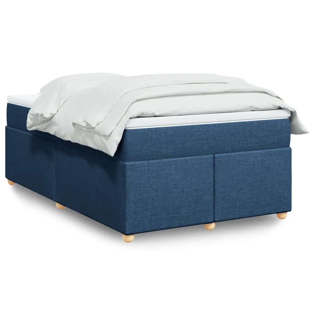 Giroletto a Molle con Materasso Blu 120x200 cm in Tessuto 3285372