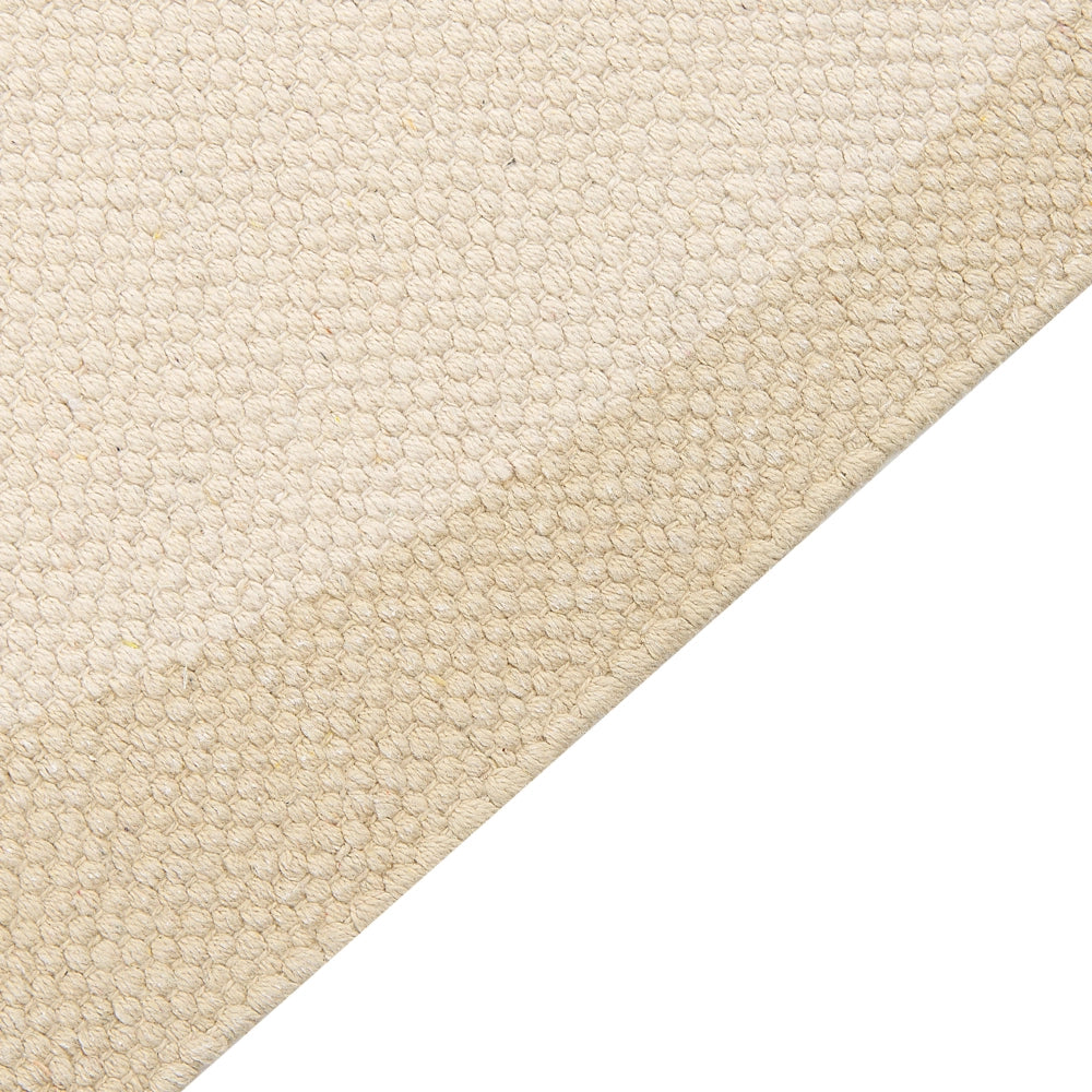 Tappeto per bambini in cotone con motivo orso 80 x 150 cm tessuto a mano beige cameretta camera per bambini