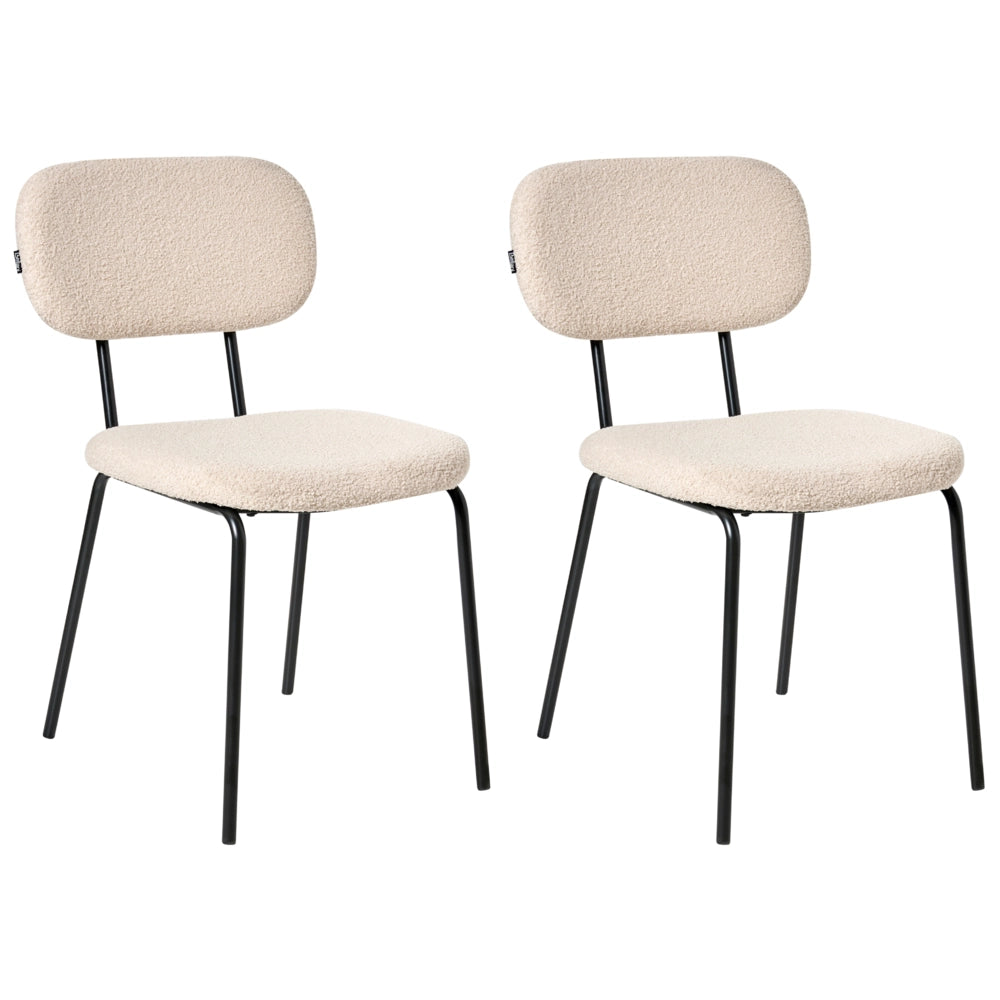 Poltrona tessuto bouclè beige imbottita in velluto Design stile retrò