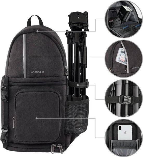 Zaino per fotocamera reflex, impermeabile/ 39,9 x 23 x 12,2 cm