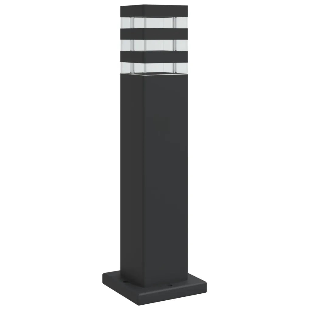 Lampada da Terra per Esterni Nera 50 cm in Alluminio CFW8511838
