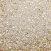 Kralen di vetro in colori arcobaleno, 3 mm, 3600 pezzi/100 gram, 8/0, per la creazione di accessori, bracciali, collane e orecchini.