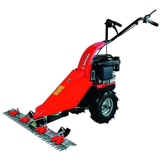 Sandrigarden motofalciatrice SG-MF90, motore OHV 4 tempi 150 cc, 3,5 HP, taglio 87 cm, telaio acciaio rinforzato, prati ampi