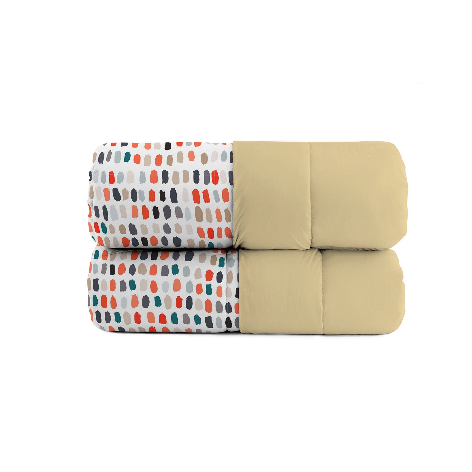 Trapunta Invernale Matrimoniale Stampata in Microfibra 200gr Double Face Sketch